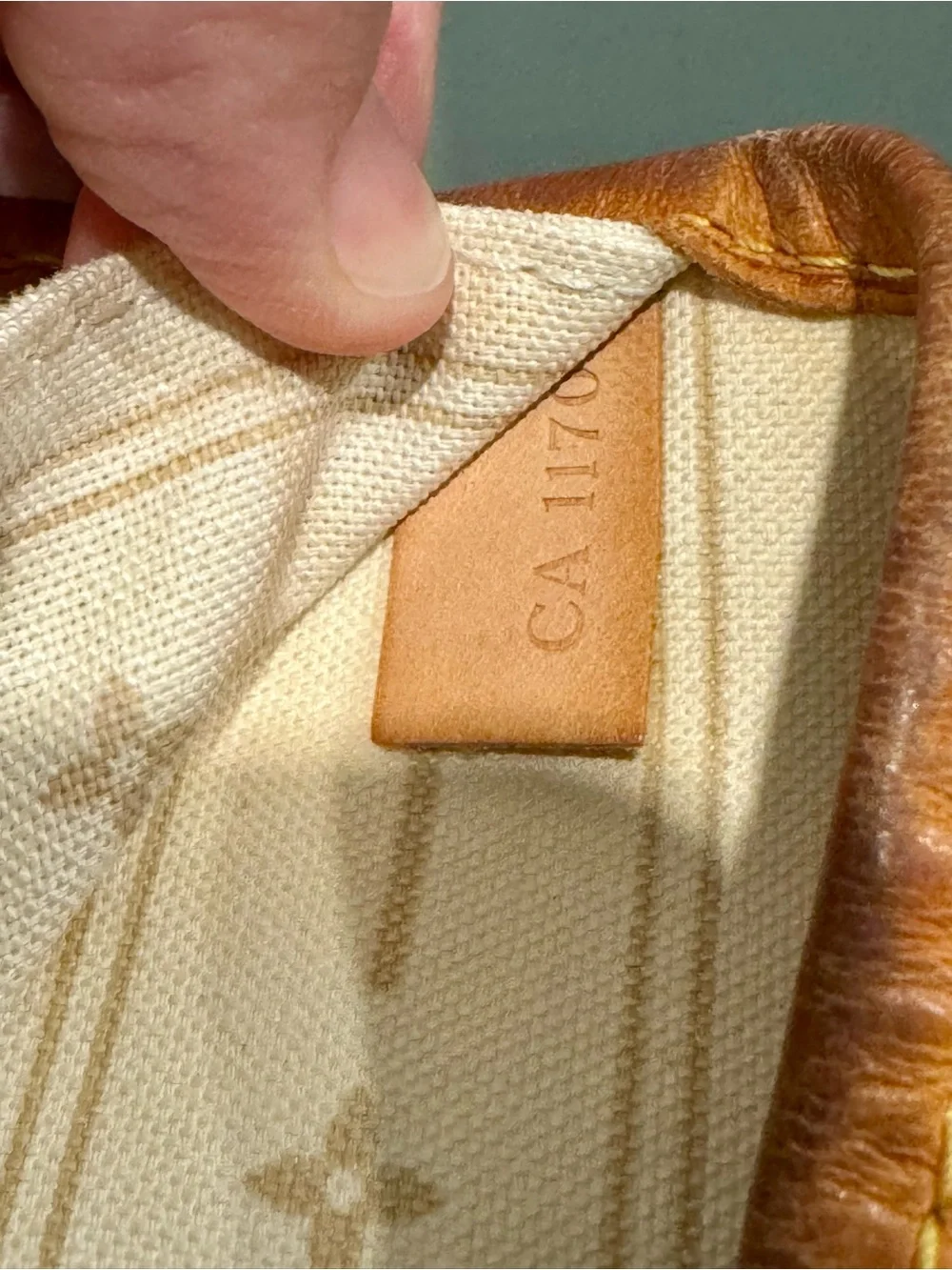 Authentic Louis Vuitton Neverfull MM Damier Azur Tote Bag w/ Dust Bag.